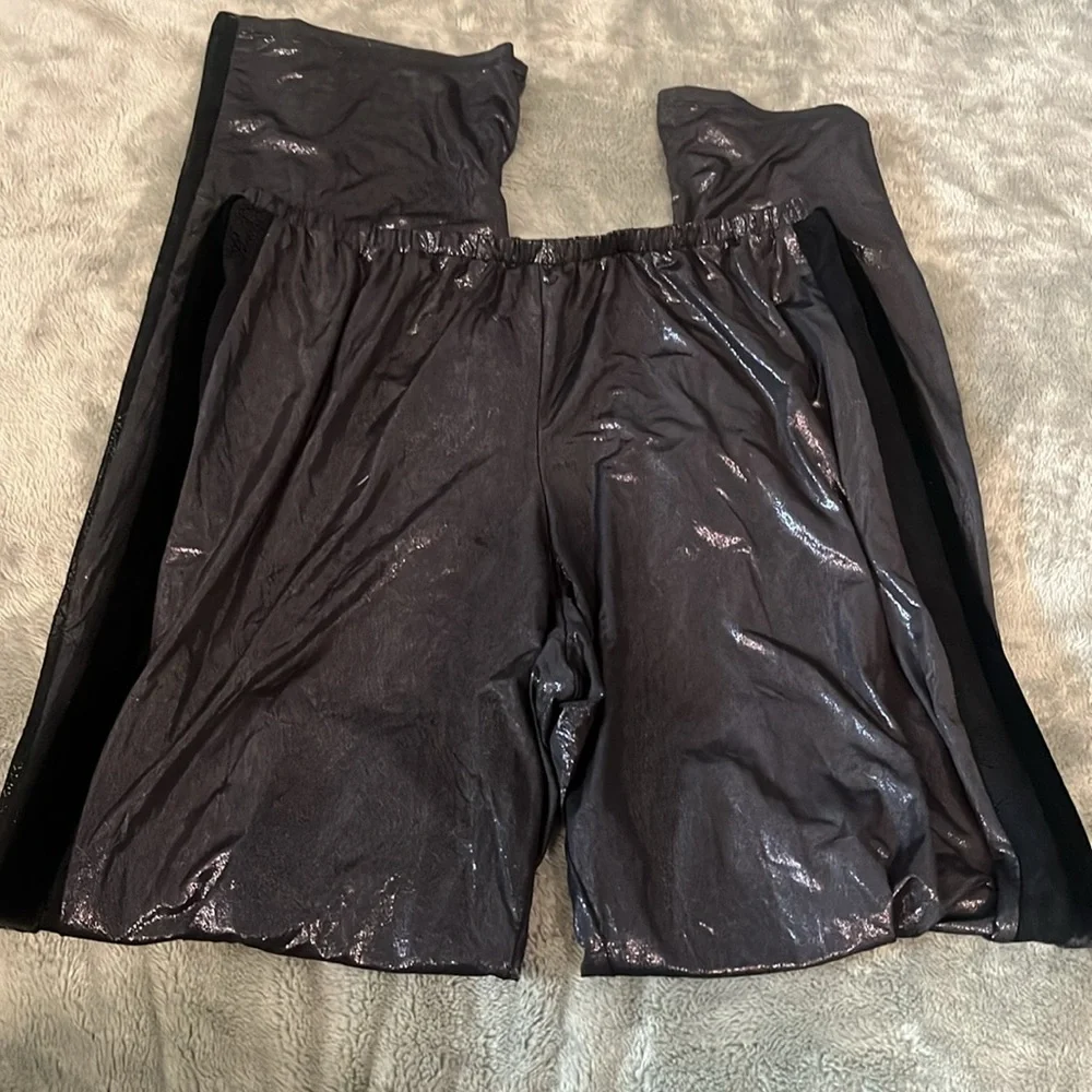 Victoria's Secret Glossy Black pants